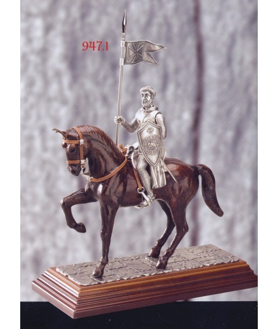 Templar Knight on horseback - (available)