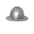Banded kettle hat - 1,6 mm steel