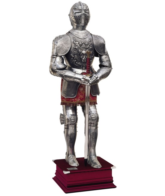 Embossed Carlos V Suit of Armor - Marto