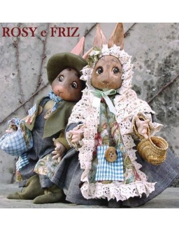 Rabbits peasants Rosy and Friz