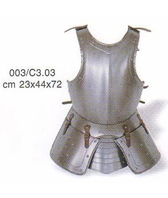 Breastplate with side-pieces, XV century
