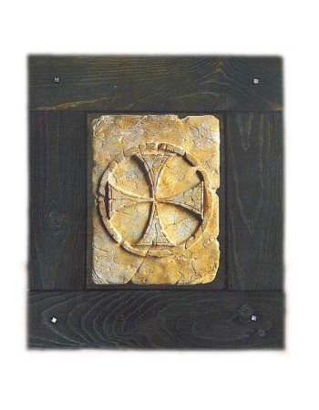 Wooden tile frame