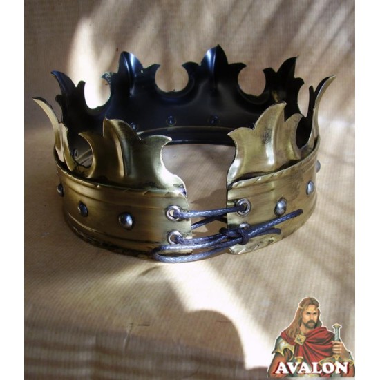 Medieval brass crown