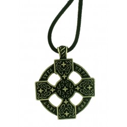 Celtic cross pendant metal