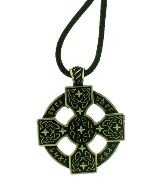 Celtic cross pendant metal