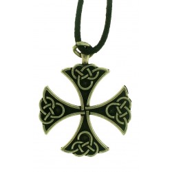 Celtic cross pendant metal.