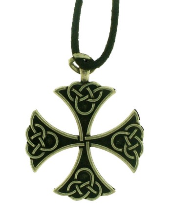 Celtic cross pendant metal.