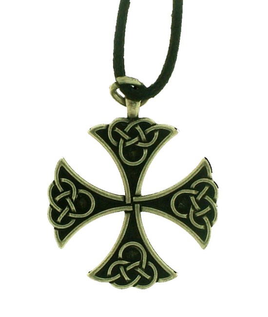 Celtic cross pendant metal.