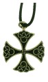 Celtic cross pendant metal.