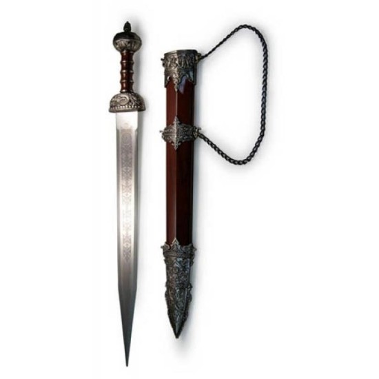 Roman Dagger with sheath black
