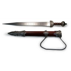 Roman Dagger with sheath black