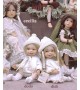 Didi and Dodo, Porcelain Dolls - Collectible Porcelain Doll - Height: 11 in