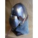 Klappvisor Bascinet - Medieval helmet