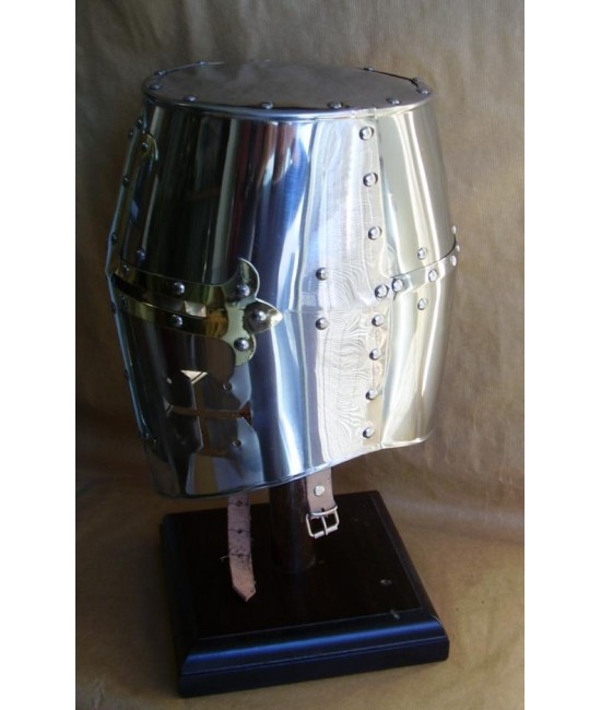 Templar Helmet - stainless steel