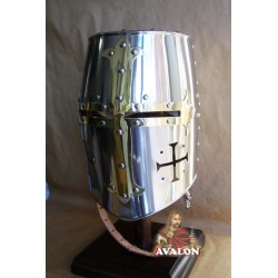 Templar Helmet - stainless steel