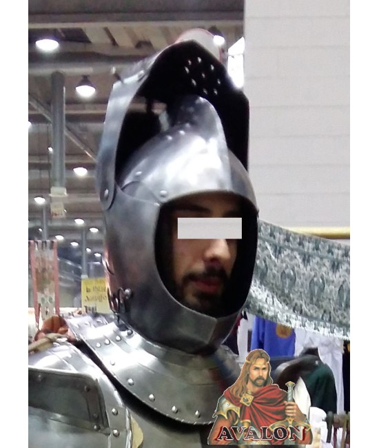  Medieval Knight Helmet - Armet - Medieval Helmet 
