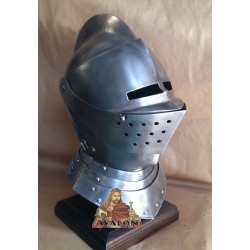  Medieval Knight Helmet - Armet - Medieval Helmet 