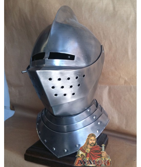  Medieval Knight Helmet - Armet - Medieval Helmet 