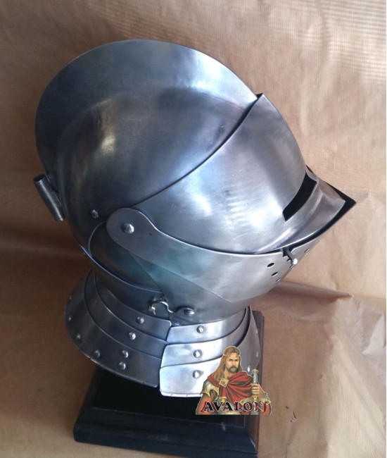  Medieval Knight Helmet - Armet - Medieval Helmet 