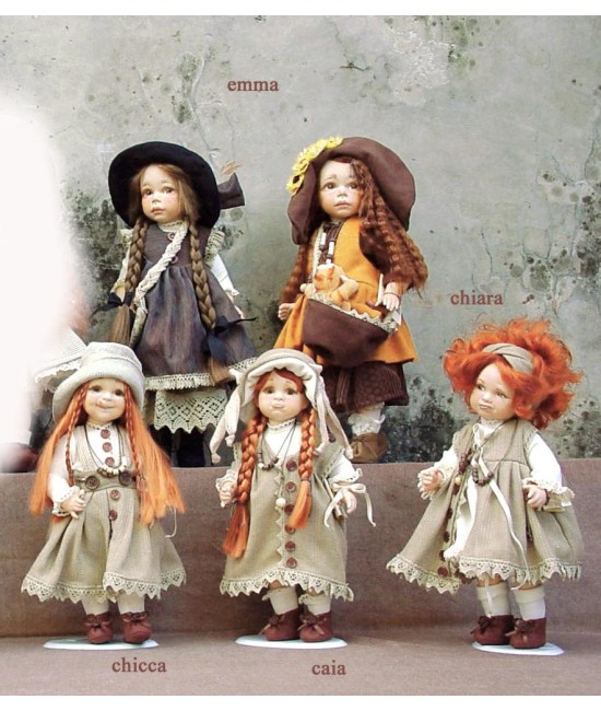 Porcelain Doll, Caia Chiara Chicca. Collectible Porcelain