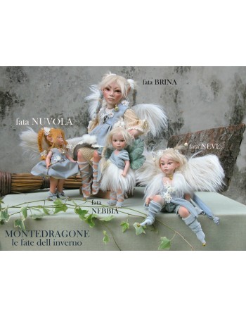 Snow Fairy Porcelain Fairy Doll 8.6 in, Porcelain Fairy Dolls   