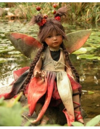 Fairy Pond Porcelain Fairy Doll 14.2 in, Porcelain Fairy Dolls   