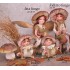 Fairy Mushroom, Porcelain Fairy Doll 8.2 in, Porcelain Fairy Dolls   