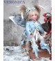 Fairy Veronica, Porcelain Fairy Doll 10.2 in, Porcelain Fairy Dolls 