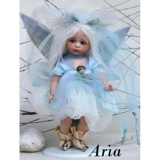 Fairy of the Elements (large) Porcelain Fairy Doll 8.7 in , Porcelain Fairy Dolls   