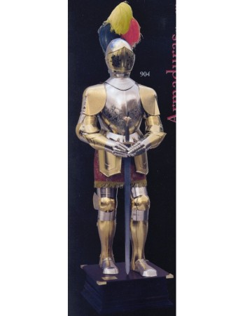 Charles V Armor-Gold Finish-Marto