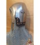 Medieval bassinet helmet