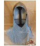 Medieval bassinet helmet