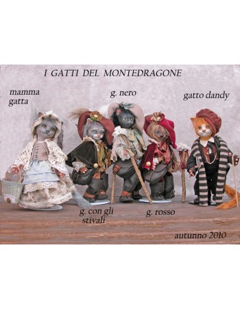 Puss in Boots -  Dolls porcelain fairy tales