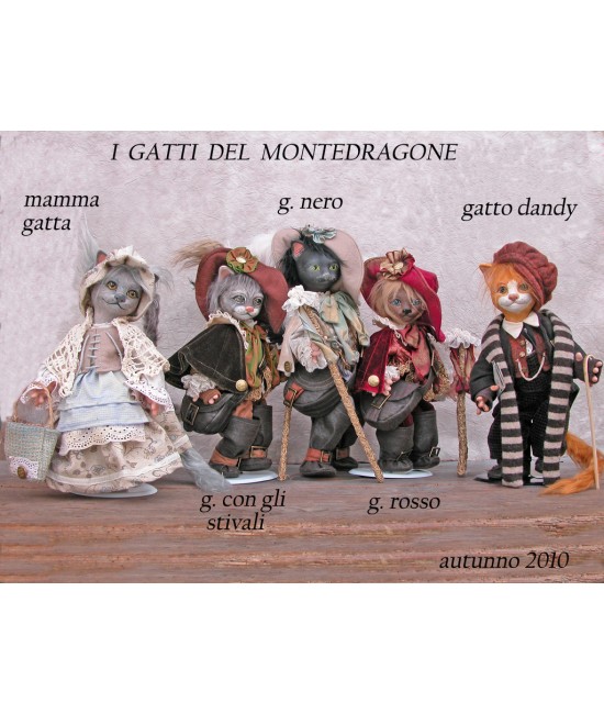 Puss in Boots -  Dolls porcelain fairy tales