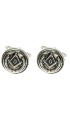 Silver Masonic Cufflinks