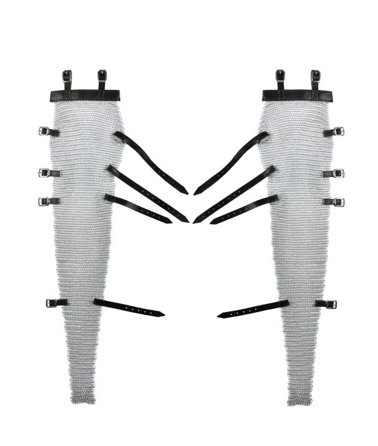 Chain mail legs chausses