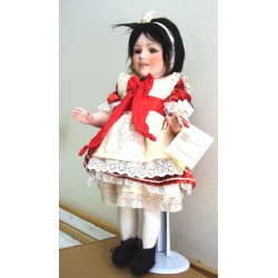 Giulia, Porcelain Doll, Height 38 cm