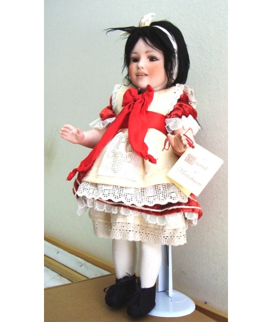 Giulia, Porcelain Doll, Height 38 cm