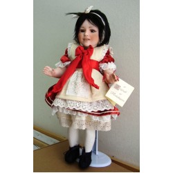 Giulia, Porcelain Doll, Height 38 cm