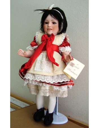 Giulia, Porcelain Doll, Height 38 cm