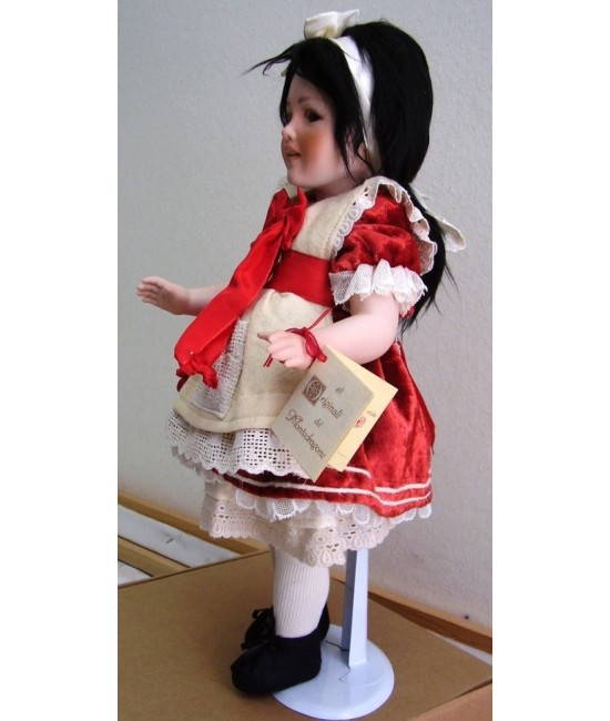 Giulia, Porcelain Doll, Height 38 cm