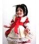 Giulia, Porcelain Doll, Height 38 cm