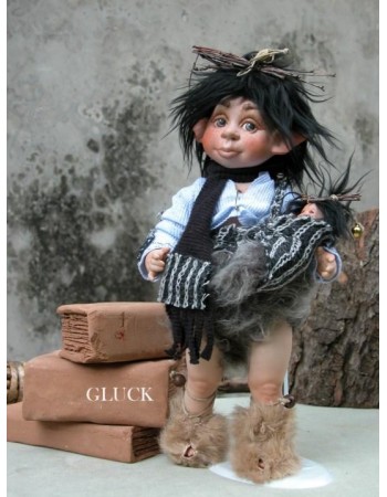 Gluck with Puppy
