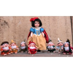 The Seven Dwarfs - Dolls porcelain fairy tales