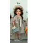 Lia Porcelain Doll -  height: 43 cm.