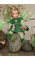 Elf doll: Lichen -  porcelain doll