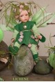 Elf doll: Lichen -  porcelain doll