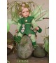 Elf doll: Lichen -  porcelain doll