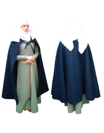 Women semicircular cloak