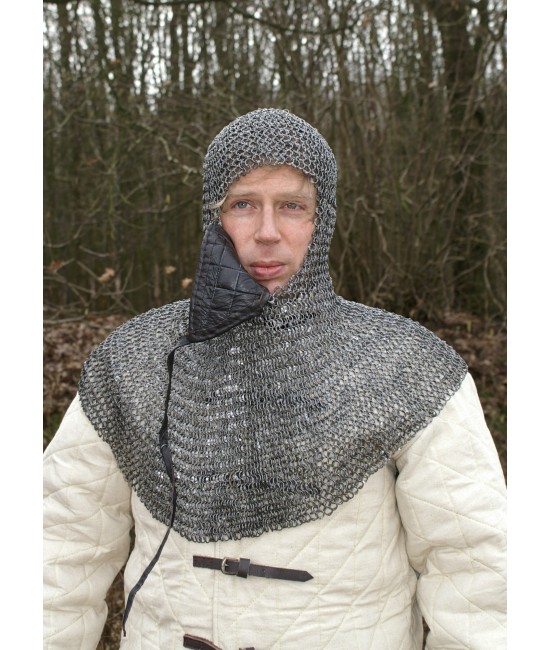 Chainmail with gorget and triangular mask